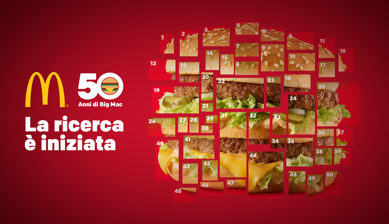 Per i suoi 50 anni Big Mac unisce l’Italia. Nella campagna integrata firmata Leo Burnett.