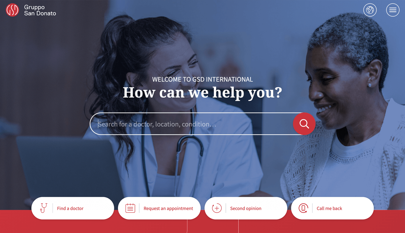 Con il nuovo sito firmato Gruppo Leo Burnett, Gruppo San Donato rivoluziona l’esperienza web dell’healthcare