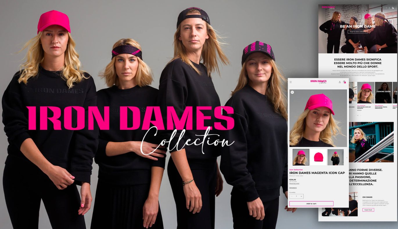 Iron Dames con Leo Burnett lancia il suo nuovo e-commerce  e la prima collezione ‘Icon’