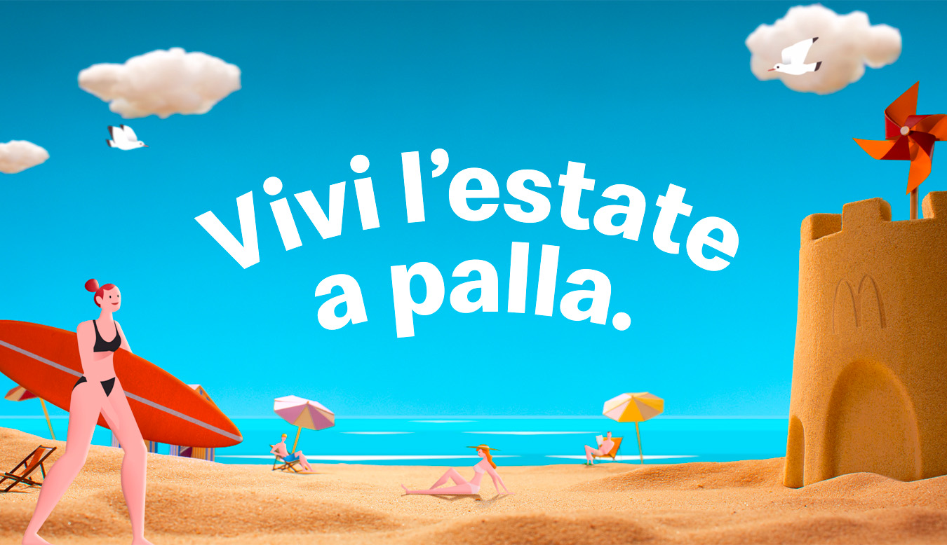 VIVI L’ESTATE A PALLA. Leo Burnett firma la promo estiva di McDonald’s. OMD e Fuse curano la strategia media.